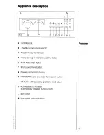 Предварительный просмотр 9 страницы AEG OKO Lavamat 675 sensotronic Operating Instructions Manual