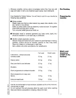 Предварительный просмотр 11 страницы AEG OKO Lavamat 6955 sesorlogic Operating Instructions Manual