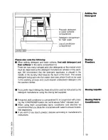 Предварительный просмотр 19 страницы AEG OKO Lavamat 6955 sesorlogic Operating Instructions Manual