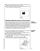 Предварительный просмотр 23 страницы AEG OKO Lavamat 6955 sesorlogic Operating Instructions Manual