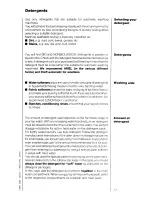 Предварительный просмотр 17 страницы AEG OKO Lavamat 715 sensortronic Operating Instructions Manual