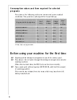 Предварительный просмотр 16 страницы AEG OKO-LAVAMAT 72600 update Operating Instructions Manual