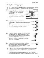 Предварительный просмотр 23 страницы AEG OKO-LAVAMAT 72600 update Operating Instructions Manual