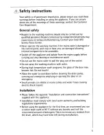 Preview for 5 page of AEG oko lavamat 74600 update Operating Instructions Manual