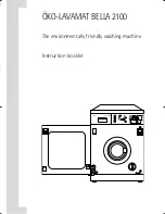 AEG OKO-LAVAMAT BELLA2100 Instruction Booklet preview