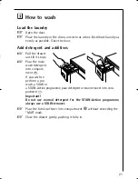 Предварительный просмотр 21 страницы AEG OKO-LAVAMAT BELLA2100 Instruction Booklet