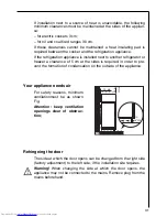 Preview for 8 page of AEG OKO SANTO 290-6i Operating And Installation Instructions