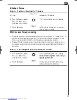 Preview for 21 page of AEG OVEN MCD_274 Operating Instructions Manual