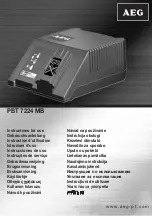 AEG PBT 7224 MB Instructions For Use Manual preview