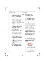 Preview for 10 page of AEG PERFECT DB 4050 Operating Instructions Manual