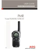 Preview for 1 page of AEG PMR Voxtel R200 User Manual