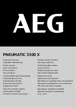 AEG PNEUMATIC 3500 X Original Instructions Manual preview