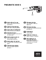 AEG PNEUMATIC 6000 S Instructions For Use Manual preview