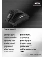 Preview for 1 page of AEG Power Base 30 Instructions For Use Manual