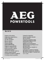 Preview for 1 page of AEG POWERTOOLS BL1418 Original Instructions Manual