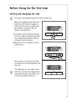 Preview for 11 page of AEG PREFERENCE B31915-4 Operating Insructions