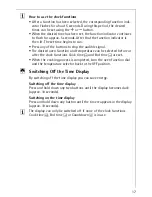 Preview for 17 page of AEG PREFERENCE B31915-4 Operating Insructions