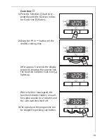 Preview for 19 page of AEG PREFERENCE B31915-4 Operating Insructions