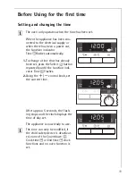 Preview for 11 page of AEG PREFERENCE B57415-4 Operating Instructions Manual