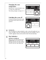 Preview for 14 page of AEG PREFERENCE B57415-4 Operating Instructions Manual