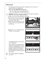 Предварительный просмотр 20 страницы AEG PREFERENCE B88315-4 Operating Instructions Manual