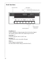 Предварительный просмотр 22 страницы AEG PREFERENCE B88315-4 Operating Instructions Manual