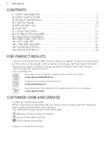 Preview for 2 page of AEG PRO COMBI BS7304701 User Manual