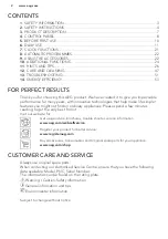 Preview for 2 page of AEG PRO COMBI BS831470WM User Manual