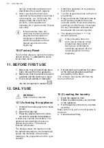 Предварительный просмотр 22 страницы AEG ProSteam LR73842 User Manual