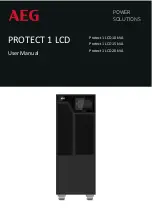 AEG PROTECT 1 LCD User Manual preview