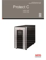 AEG Protect C.1000 Operating Instructions Manual preview