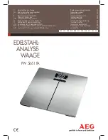 AEG PW 5661 FA Instruction Manual preview