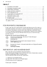 Preview for 72 page of AEG PX71-265WT User Manual