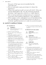 Preview for 4 page of AEG RCB73726KW User Manual