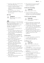 Preview for 5 page of AEG RCB73726KW User Manual