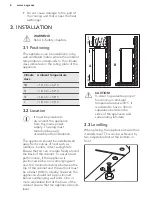 Preview for 6 page of AEG RCB73726KW User Manual