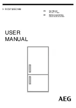 Preview for 1 page of AEG RCS732ECMB User Manual