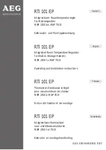 Preview for 1 page of AEG RTi 101 EP Operating And Installation Instructions