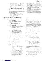 Preview for 11 page of AEG S53520CTW2 User Manual