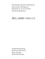 Preview for 1 page of AEG SANTO 1403-4 U Operating Instructions Manual