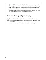 Preview for 6 page of AEG SANTO 2733-6 i Operating And Installation Instructions