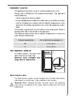 Preview for 19 page of AEG SANTO 2733-6 i Operating And Installation Instructions