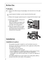 Preview for 8 page of AEG SANTO 3151 Operating Instructions Manual