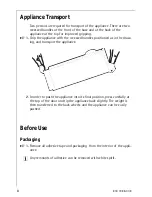 Preview for 8 page of AEG SANTO 3675-6 KA Operating Instructions Manual