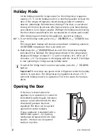 Preview for 22 page of AEG SANTO 3675-6 KA Operating Instructions Manual