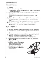 Предварительный просмотр 38 страницы AEG SANTO 4085-8 KG Operating Instructions Manual