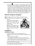 Preview for 23 page of AEG SANTO 70340-8 KA User Manual