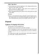 Preview for 5 page of AEG SANTO C 8 18 43-4I Operating And Installation Instructions