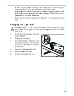 Preview for 19 page of AEG SANTO C 8 18 43-4I Operating And Installation Instructions