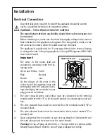 Preview for 22 page of AEG SANTO C 8 18 43-4I Operating And Installation Instructions